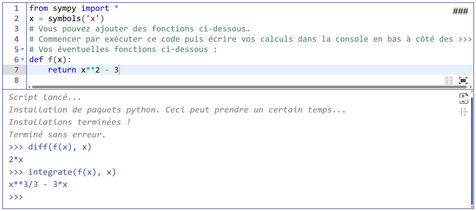 avec fonction